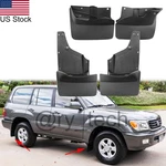 4pcs Front & Rear Splash Guards Mud Flaps For Toyota Land Cruiser Base 1998-2007. Fixed Price $61.99.