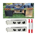 Stainless Steel Straight Spring Loaded Mud Flap Hanger Bracket Mudflap Holder.... Fixed Price $140.05.