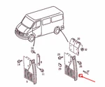 Mercedes-benz Sprinter 906 Rear Left Splash Guard A9018821005 No Duties. Fixed Price $62.48.