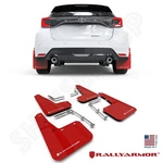 Rally Armor Ur Red Mud Flaps W/ White Logo For 2020-2026 Toyota Gr Yaris Hatch. Fixed Price $205.44.