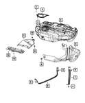 Genuine Mopar Fuel Tank Shield 68144136aa. Fixed Price $16.57.