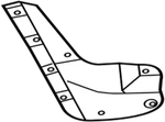 76607-35110 Toyota Mudguard, Quarter Panel, Rear Rh 7660735110, New Genuine Oem. Fixed Price $63.05.
