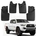 Toyota Tacoma 2016-2023 Front Rear Mud Flaps Black Splash Guards Molded. Fixed Price $22.25.