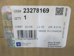 Genuine Chevrolet Mud Guard 23278169. Fixed Price $39.95.