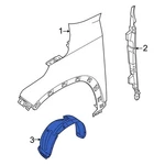 For Kia Seltos 2021-2025 86812q5000 Front Right Fender Splash Shield. Fixed Price $120.69.