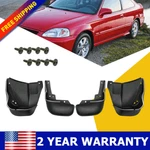 4pcs Splash Guards Mud Flap For Honda Civic 1996-2000 Coupe Sedan Car Accessorie. Fixed Price $38.99.