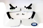 2021-2024 Cadillac Escalade Front & Rear Molded Splash Guard Pkg Crystal White. Fixed Price $358.98.