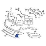 For Kia Sportage 2020-2022 86691d9500 Rear Left Lower Bumper Splash Shield. Fixed Price $28.16.