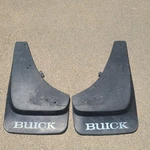 Black Contoured Mud Flaps 2x W/buick Logo Fits 80-05 Buick Park Ave/lesabre. Fixed Price $35.00.