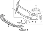 Genuine Audi Valance Panel 8y0-807-233-d. Fixed Price $284.10.