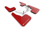 Rally Armor Mf90-ur-rd/wh Red Mud Flap/white Logo. Fixed Price $169.99.