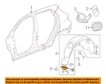 Gm Oem 15-22 Trax Quarter Panel Components-wheelhouse Liner Deflector 95034499. Fixed Price $25.73.