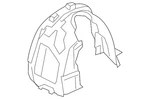 Genuine Volvo Wheel Arch Liner 32462487. Fixed Price $221.98.