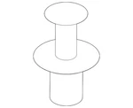 Genuine Volkswagen Stone Guard Rivet 8e0-825-267. Fixed Price $13.01.