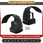 2x Front Inner Fender Liners Noise Reduction For Hyundai Sonata 2018 2019 Pp+pet. Fixed Price $200.99.
