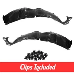 Front Driver & Passenger Side Fender Liner Set W/ Clips For 2016-2019 Maxima. Fixed Price $75.99.