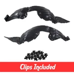 Front Driver & Passenger Side Fender Liner Set W/ Clips For 2014-2017 Mazda 6. Fixed Price $73.99.