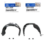 Genuine Front Fender Liner Left Right 2ea 1set For Hyundai Veloster 2012-2014. Fixed Price $303.63.
