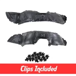 Front Left & Right Side Fender Liner Set W/ Clips For 2010-2013 Mazda 3 2.3l. Fixed Price $52.99.