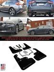 Rally Armor Mud Flaps With Silver Logo For 2017-2023 Subaru Impreza 4/5 Door. Fixed Price $161.75.