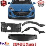 Front + Rear Engine Splash Shield Undercover Fender Liners For 2010-13 Mazda 3. Fixed Price $128.23.