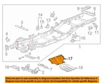 Gm Oem 11-19 Sierra 2500 Hd Frame Components-splash Shield 84061009. Fixed Price $64.26.
