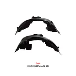 Set Of 2 Front Fender Liners For Ford Focus 2012-2018 Fo1249160 Fo1248160. Fixed Price $75.89.