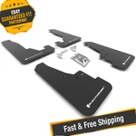 Rally Armor Mf55-ur-blk/wh Black/white Mud Flaps For 16-21 Dodge Durango Rt, Srt. Fixed Price $198.00.