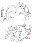 Genuine Porsche 911 Carrera Wheel Housing Liner Left Rear 96550430500. Fixed Price $261.39.