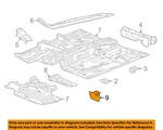 Gm Oem 16-24 Malibu Pillars, Rocker Floor Rails-air Deflector 23469134. Fixed Price $23.66.