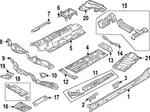 Genuine Volkswagen Deflector Shield 5wa-825-102-a. Fixed Price $47.29.