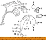 Gm Oem 19-23 Blazer Quarter Panel Components-deflector 42439590. Fixed Price $32.45.