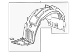 Genuine Acura Fender Splash Shield 74100-3s5-a00. Fixed Price $98.26.
