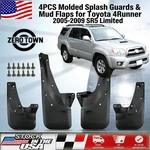 Mud Flaps Splash Guards Molded 4x For Toyota 4runner Limited Sr5 2005 2006-2009. Fixed Price $19.90.