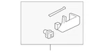 Genuine Lexus Fender Molding 76901-78010. Fixed Price $74.45.