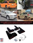 Rally Armor Black Mud Flaps W/ Red Logo For 2013-2017 Subaru Xv Crosstrek. Fixed Price $164.00.