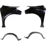 Fender Kit For 2007-2012 Toyota Yaris Front Left And Right Sedan 4pc. Fixed Price $198.68.