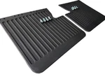 New 2 Pcs Of Genuine Rear Mud Apron Flaps For Mercedes G W463 G500 G320 G350 G55. Fixed Price $85.00.