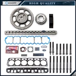 Head Gasket Set Bolts Timing Chain Kit For 96-98 Jeep Cherokee 4.0l L6 Ohv. Fixed Price $76.99.