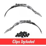 Left & Right Side Fender Liner Set W/ Clips For 2006-2012 Mitsubishi Eclipse. Fixed Price $47.26.