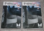 Weathertech No-drill Mudflaps - 120098 & 110098 Front Rear Black, Chevy. Fixed Price $135.00.