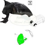 Land Rover Front Wheelarch Shield Splash Liner Rh Range Evoque Lr069695 Genuine. Fixed Price $319.10.