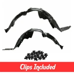 Driver & Passenger Side Fender Liner Set W/ Clips For 2016-2020 Toyota Yaris. Fixed Price $55.99.