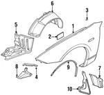 Genuine Nissan Splash Shield 63840-45p10. Fixed Price $237.60.