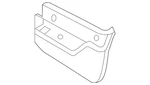 Genuine Mazda Mud Flap Kb7w-51-pv1. Fixed Price $10.26.
