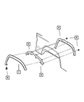 Genuine Mopar Fender Side Liner Left 55175899. Fixed Price $64.94.