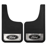 Plasticolor 001837r01 Ford Oval Chrome Plated Heavy-duty Black Front 12 X 22 .... Fixed Price $204.34.