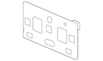 Genuine Honda License Plate Bracket 71145-tva-a01. Fixed Price $12.76.