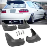 Front & Rear Molded Mudflap Splash Guard Mudguard For Honda Civic Eg Eh Ej 92-99. Fixed Price $31.11.
