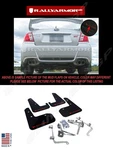 Rally Armor Black Mud Flaps W/ Red Logo For 2011-2014 Subaru Wrx / Sti Sedan. Fixed Price $182.88.